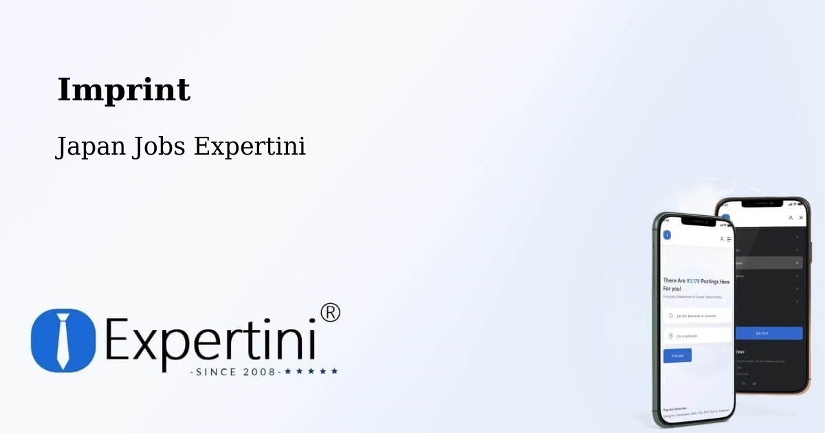 Imprint – Iwakura Shi - Japan Jobs Expertini